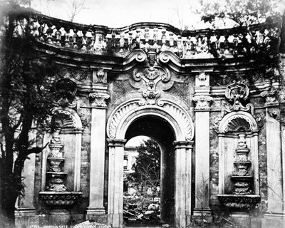 Fountain Gate, Yuan Ming Yuan by English Photographer